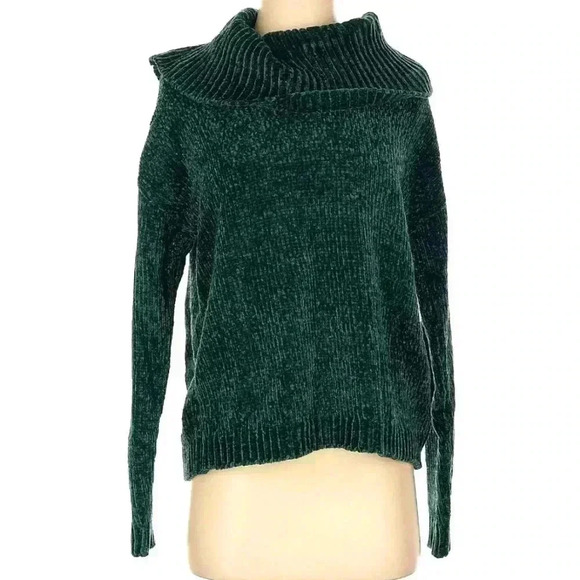 Michael Kors NWT Green Cowl Neck Sweater SIZE SMALL - Picture 3 of 9